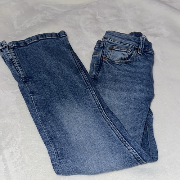 ZARA flare denim jeans  size 8 jeans with adjustable waist. - Picture 5 of 8